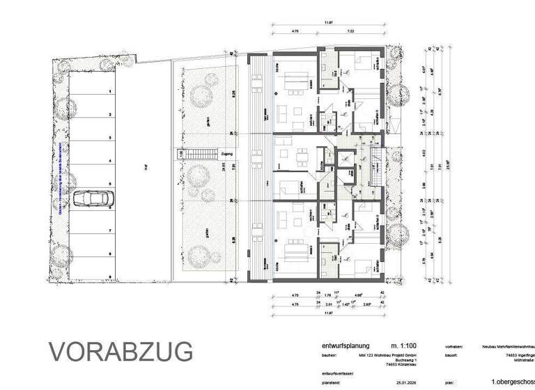 Wohnung zum Kauf provisionsfrei 3,5 Zimmer 107,6 m² EG Mühlstraße Ingelfingen 74653
