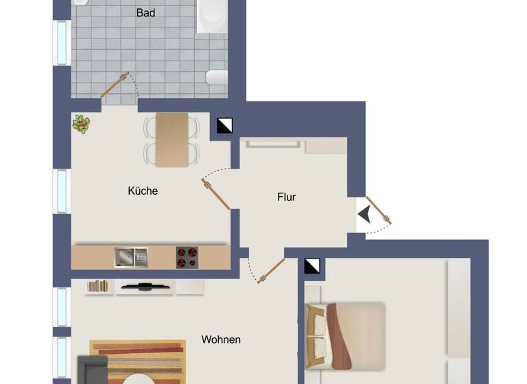 Wohnung zum Kauf 135.000 € 2 Zimmer 65,2 m² EG Freudenstadt 72250