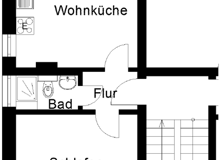 Wohnung zur Miete 248 € 1,5 Zimmer 37 m² EG frei ab 01.03.2026 Kolpingstraße 12 Wanne Herne 44649