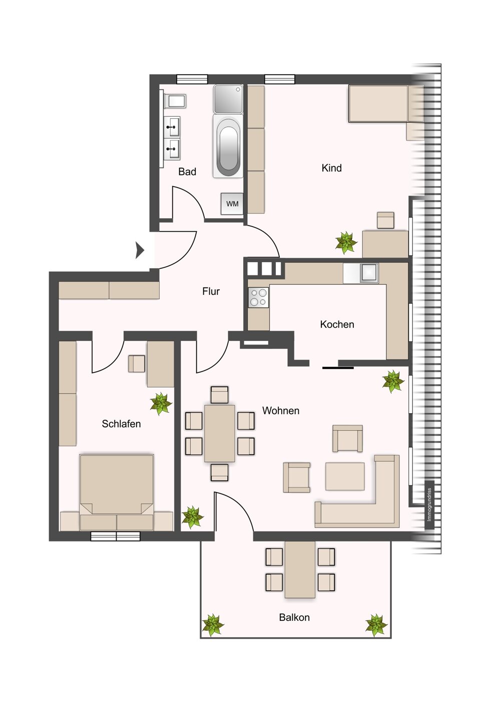 Wohnung zum Kauf 235.000 € 3 Zimmer 99,3 m²<br/>Wohnfläche 2.<br/>Geschoss Meckenhausen Hilpoltstein-Meckenhausen 91161