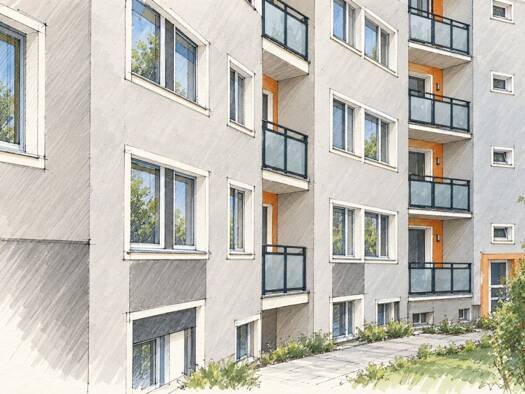Wohnung zur Miete 637 € 3 Zimmer 75 m² 3. Geschoss frei ab 01.01.2027 Rheda-Wiedenbrücker-Straße 32 Heilbad Heiligenstadt Heilbad Heiligenstadt 37308