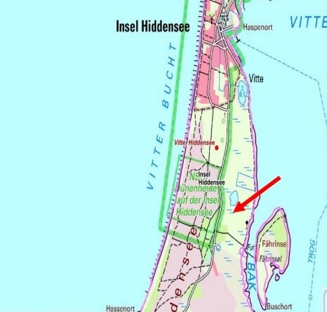 Freizeitgrundstück zum Kauf 50.000 € 9.600 m²<br/>Grundstück Neuendorf, Hiddensee Vitte 18565