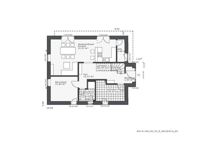 Einfamilienhaus zum Kauf provisionsfrei 444.200 € 5 Zimmer 148 m² 548 m² Grundstück Nister 57645