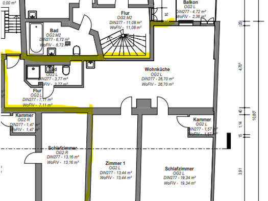 Wohnung zur Miete 511 € 3 Zimmer 73 m² Geschoss 2/3 frei ab 01.06.2026 Markt 9 Sangerhausen 06526