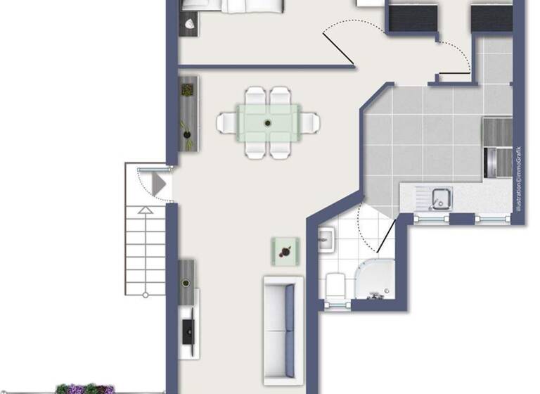 Wohnung zur Miete 600 € 3 Zimmer 59 m² 2. Geschoss Bad Honnef 53604