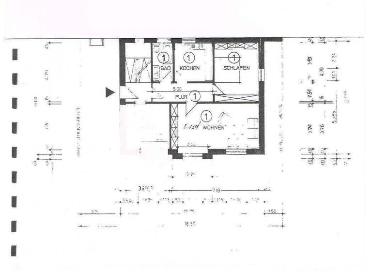 Wohnung zur Miete 450 € 2 Zimmer 71 m² EG Bergstraße 4 Oberbrügge Halver 58553