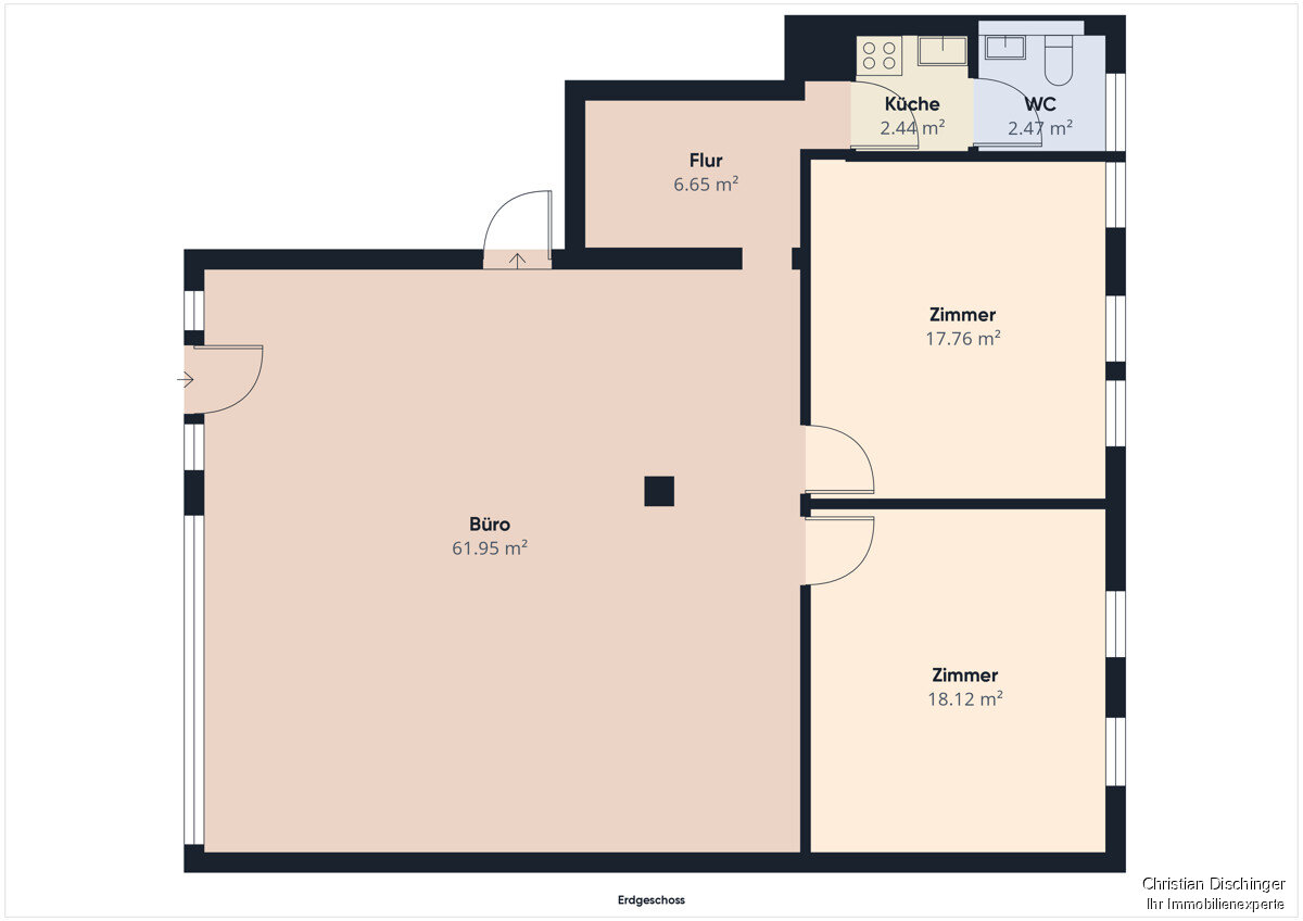 Laden zur Miete 1.120 € 3,5 Zimmer 62 m²<br/>Verkaufsfläche Neutraubling 93073