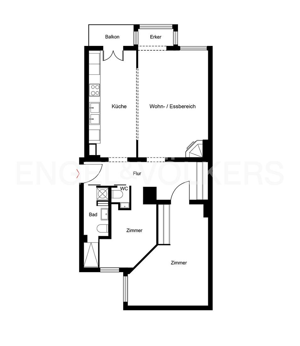 Wohnung zum Kauf 840.000 € 3 Zimmer 94 m²<br/>Wohnfläche 3.<br/>Geschoss Prenzlauer Berg Berlin 10407