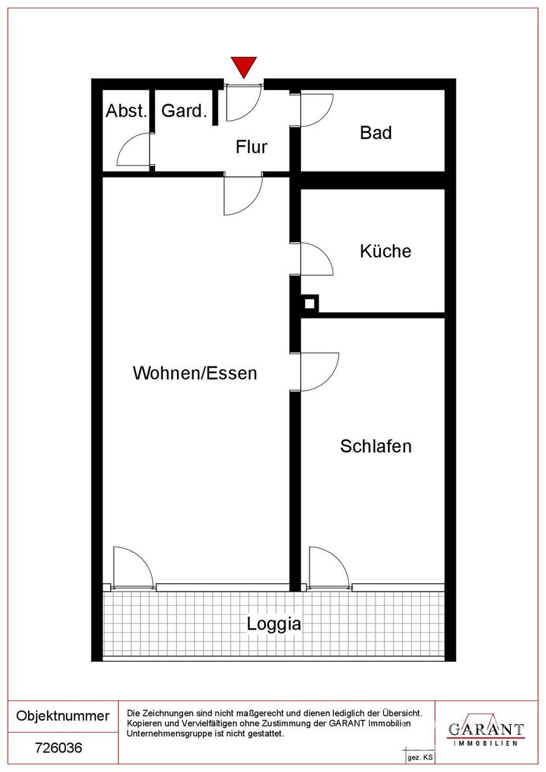 Wohnung zum Kauf 199.000 € 2 Zimmer 74 m²<br/>Wohnfläche 1.<br/>Geschoss Frankenthal 124 Frankenthal (Pfalz)-Frankenthal (Pfalz) 67227