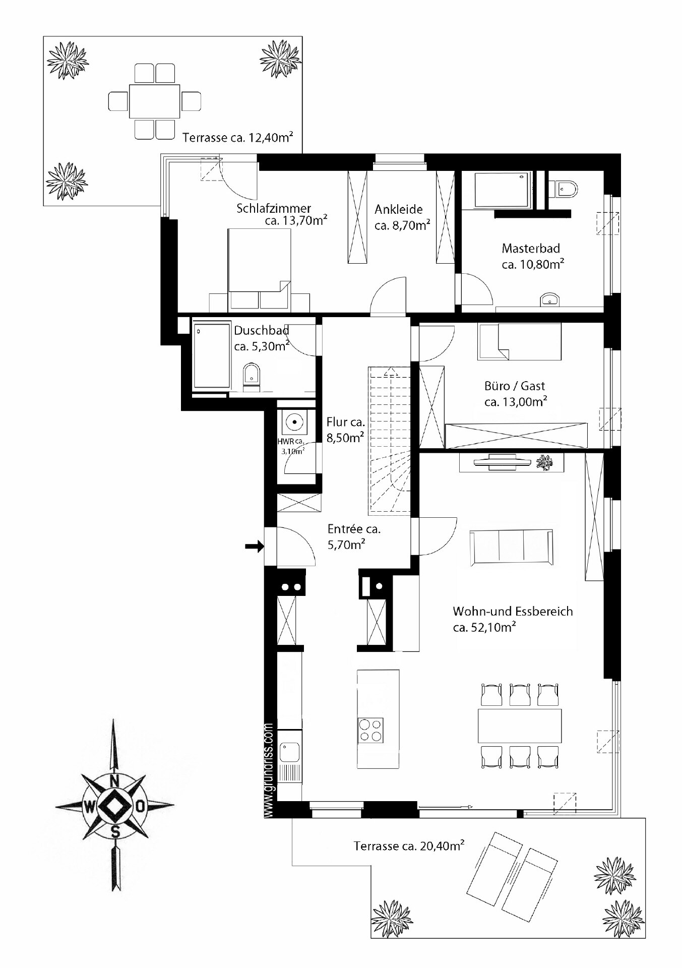 Wohnung zum Kauf 2.795.000 € 4 Zimmer 149 m²<br/>Wohnfläche Nymphenburg München 80639