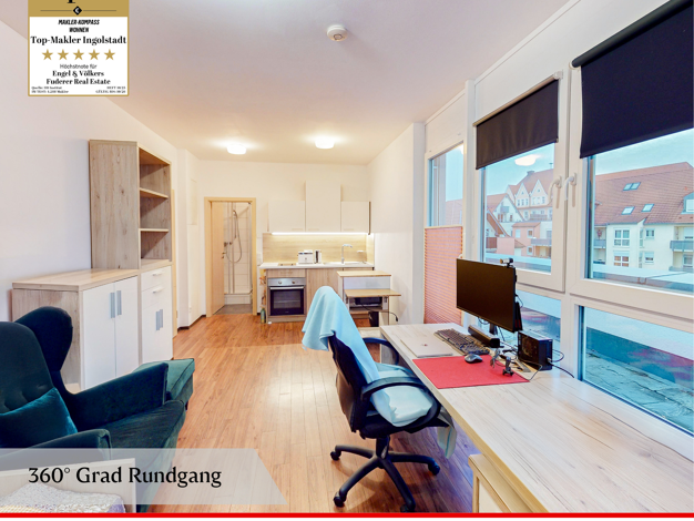 Studio zum Kauf 155.000 € 1 Zimmer 33 m² 2. Geschoss Ingolstadt 85055