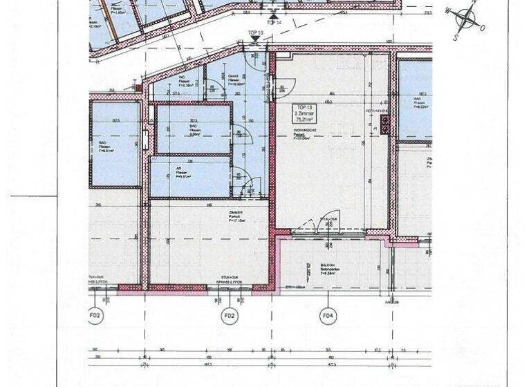 Wohnung zur Miete 929 € 2 Zimmer 75,2 m² frei ab 01.04.2026 Wiener Neustadt 2700