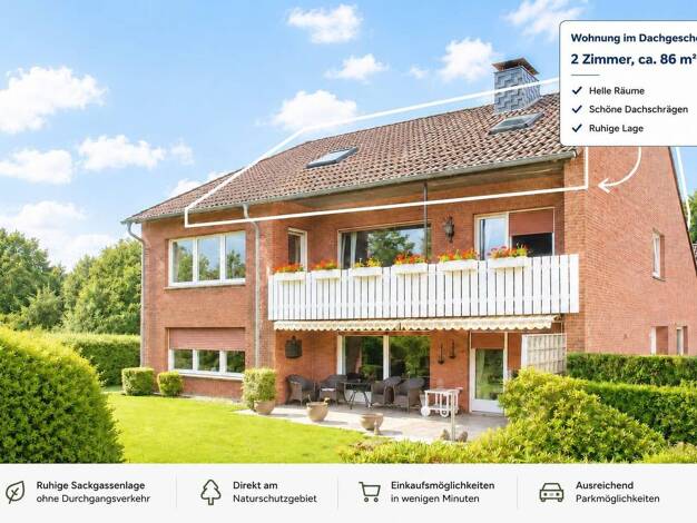 Wohnung zur Miete 900 € 2 Zimmer 86 m² 2. Geschoss frei ab 01.10.2026 Jägerstr. 161 Alsfeld Sterkrade 46149