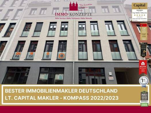 Wohnung zur Miete - Erstbezug 1.100 € 3 Zimmer 71 m² Paulsstadt Schwerin 19053
