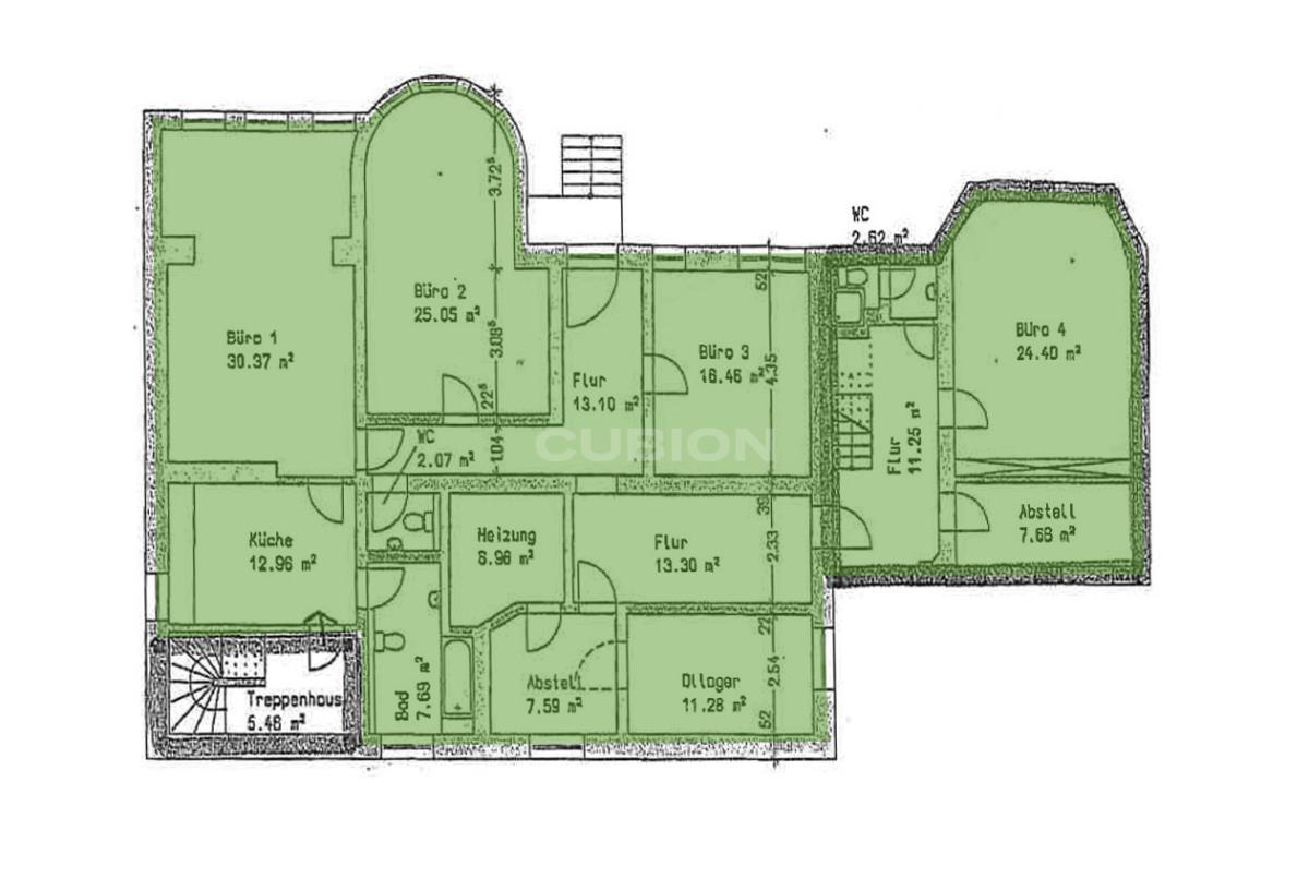 Büro-/Praxisfläche zur Miete provisionsfrei 12,90 € 197 m²<br/>Bürofläche ab 197 m²<br/>Teilbarkeit Gartenstadt - Süd Dortmund 44141