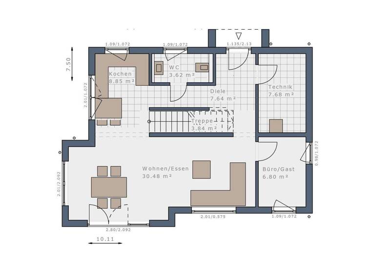Einfamilienhaus zum Kauf provisionsfrei 637.436 € 4 Zimmer 125 m² 475 m² Grundstück Sechselberg Althütte 71566