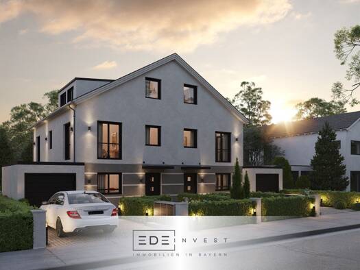 Doppelhaushälfte zum Kauf - Erstbezug 1.595.000 € 6 Zimmer 177 m² 415 m² Grundstück frei ab 01.11.2026 Riemerling Hohenbrunn 85521