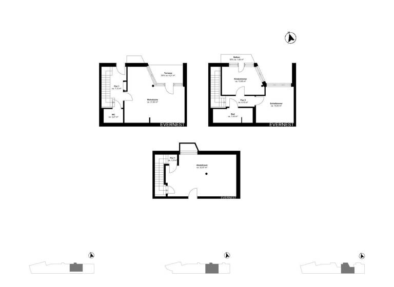 Einfamilienhaus zum Kauf 515.000 € 3 Zimmer 90 m²<br/>Wohnfläche Benrath Düsseldorf 40597