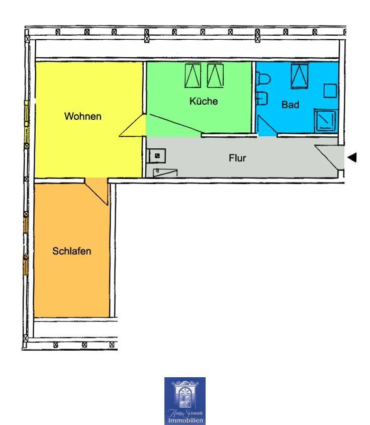 Wohnung zur Miete 298 € 2 Zimmer 56,1 m²<br/>Wohnfläche Lauenstein Lauenstein 01778