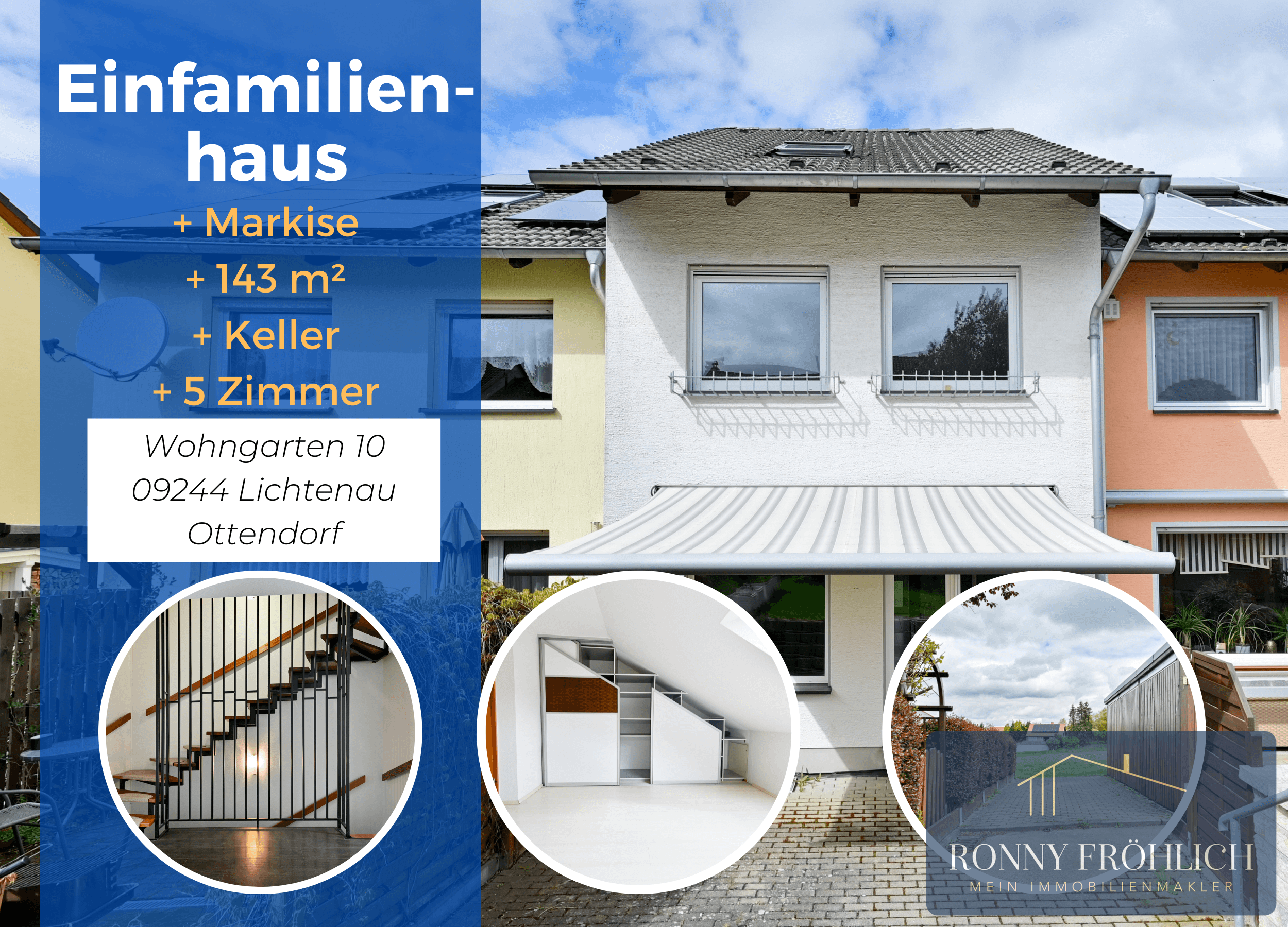 Reihenmittelhaus zum Kauf 199.900 € 5 Zimmer 143 m²<br/>Wohnfläche 179 m²<br/>Grundstück Ottendorf Lichtenau/Ottendorf 09244