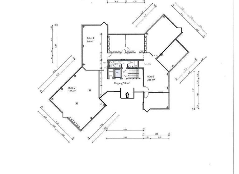 Bürofläche zur Miete provisionsfrei 8,50 € 544 m² Bürofläche Waiblingen 71332