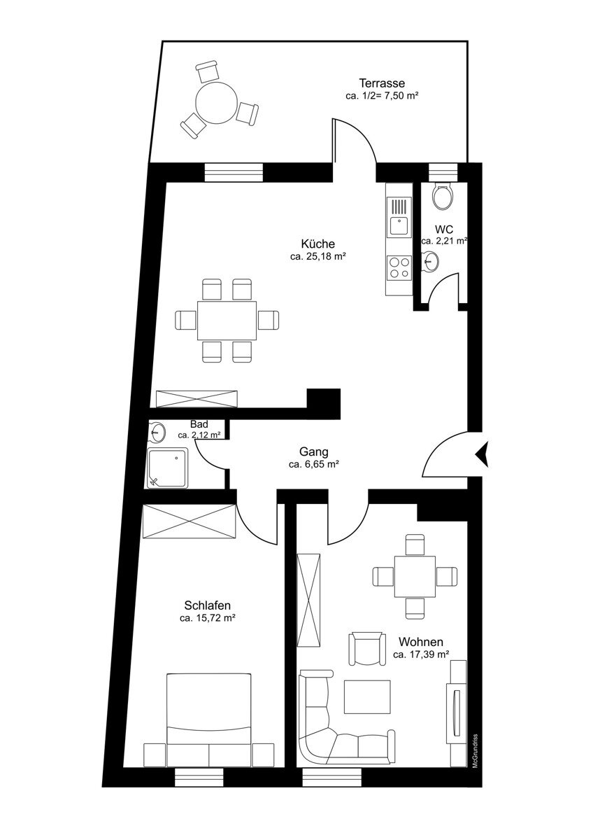 Wohnung zum Kauf 839.000 € 3 Zimmer 77 m²<br/>Wohnfläche Obergiesing München 81539