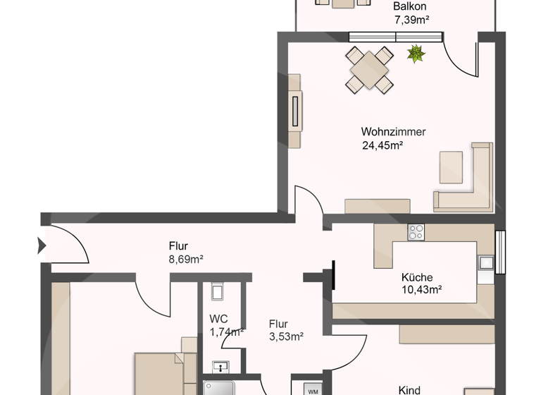 Wohnung zum Kauf 275.000 € 3 Zimmer 94,5 m² frei ab 01.04.2026 Waldkirchen 94065