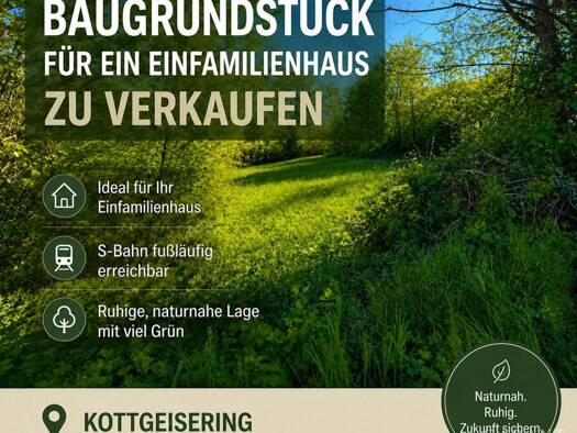 Grundstück zum Kauf 699.000 € 864 m² Grundstück Kottgeisering 82288
