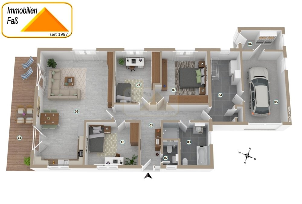 Bungalow zum Kauf 419.000 € 4 Zimmer 112 m²<br/>Wohnfläche 471 m²<br/>Grundstück Westrhauderfehn Rhauderfehn 26817