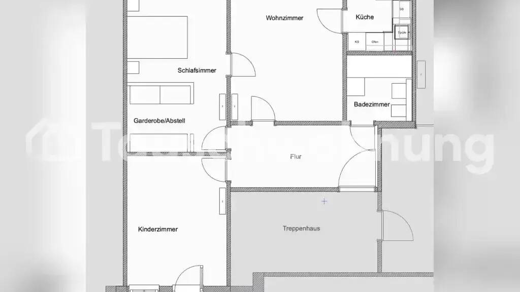 Wohnung zur Miete Tauschwohnung 785 € 3 Zimmer 69 m² 3. Geschoss Hamburg-Altstadt Hamburg 20095