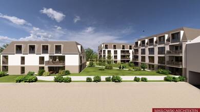 Terrassenwohnung zum Kauf - Erstbezug provisionsfrei 450.000 € 3 Zimmer 76,8 m² EG frei ab sofort Schulstraße 1a Ay Senden 89250