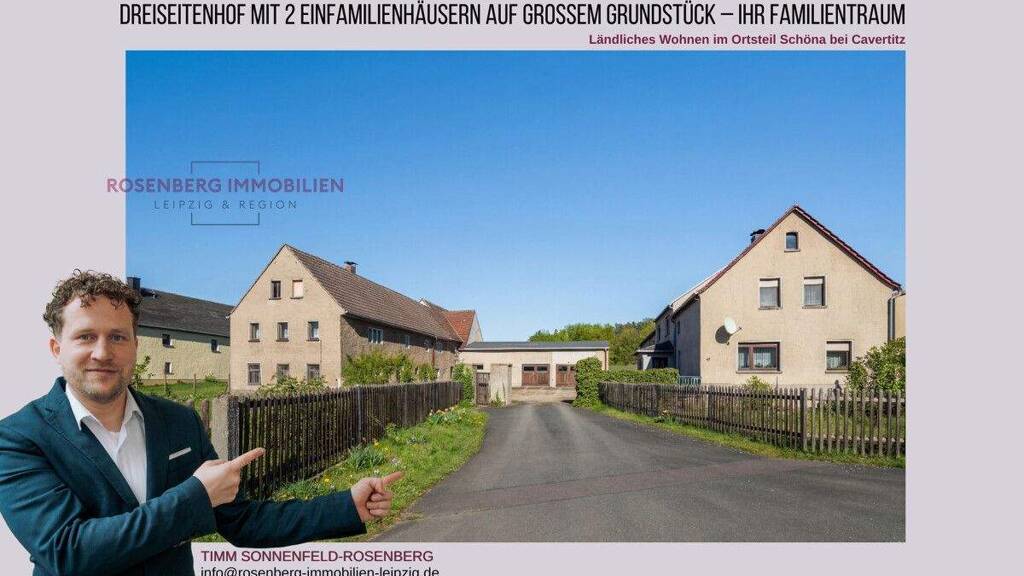Einfamilienhaus zum Kauf 169.900 € 7 Zimmer 198 m² 3.667 m² Grundstück Friedensstraße 11 Liebschütz Cavertitz OT Scho?na, 04758