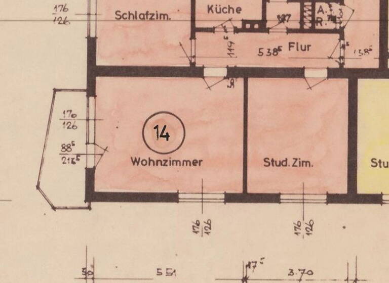 Wohnung zum Kauf provisionsfrei 289.000 € 3 Zimmer 83 m² 4. Geschoss Am Richtsberg 1 Marburg 35039