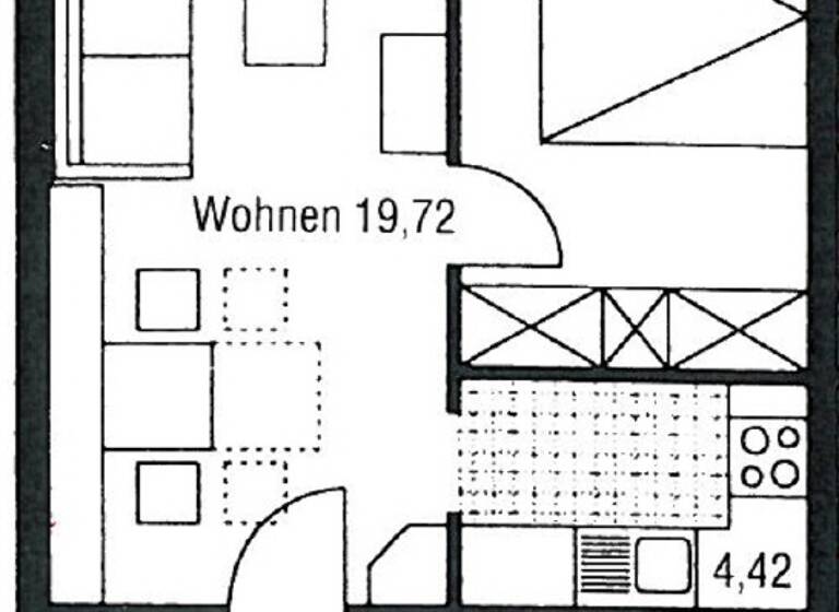 Wohnung zum Kauf 139.000 € 2 Zimmer 47,4 m²<br/>Wohnfläche 3.<br/>Geschoss Am Brauhaus 10 Radeberger Vorstadt Dresden 01099