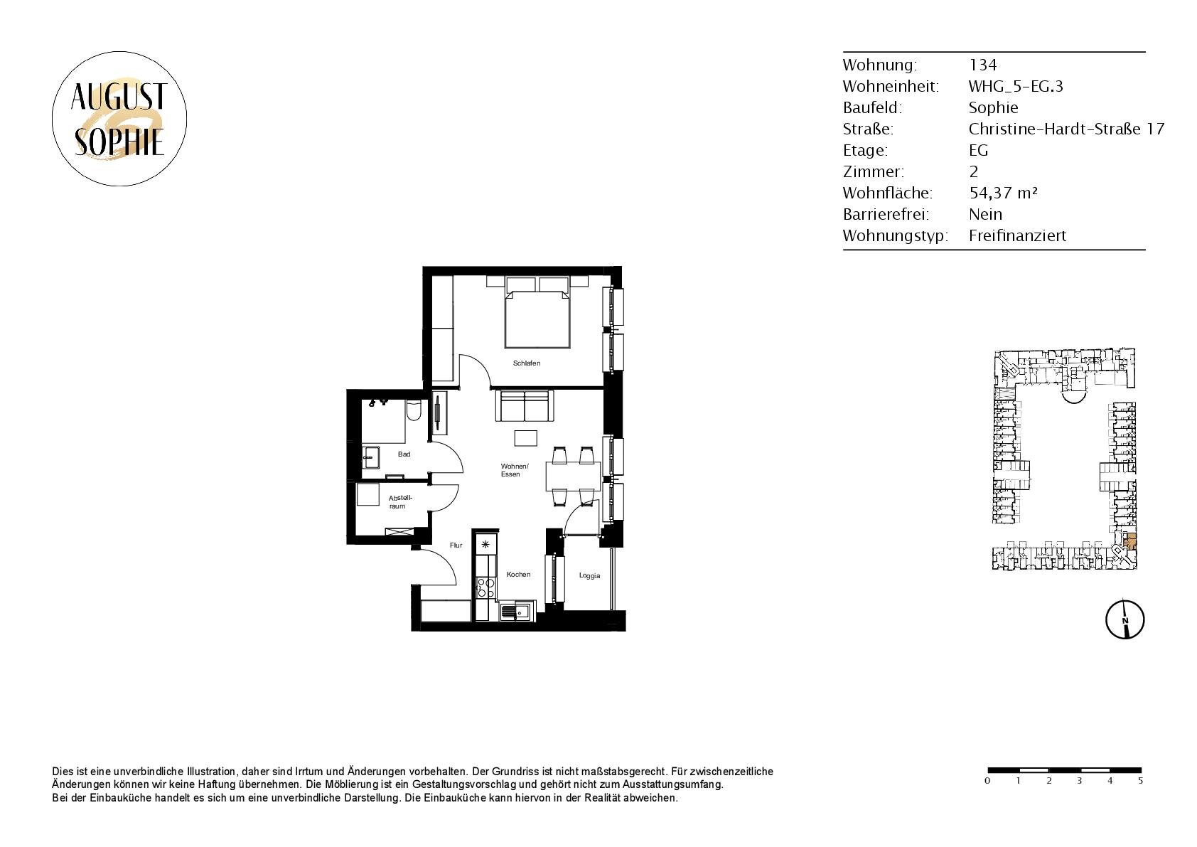 Wohnung zur Miete 815 € 2 Zimmer 54,4 m²<br/>Wohnfläche EG<br/>Geschoss 01.03.2025<br/>Verfügbarkeit Christine-Hardt-Straße 17 Bemerode Hannover 30539