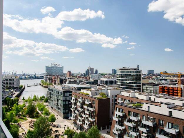Wohnung zur Miete 2.977 € 3 Zimmer 96 m² 7. Geschoss Überseeallee 2b HafenCity Hamburg 20457