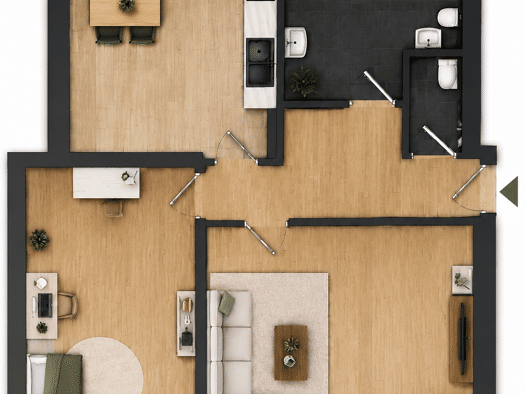 Wohnung zur Miete 820 € 70 m² EG Käfertaler Straße 39 Neckarstadt Neckarstadt - Ost 68167