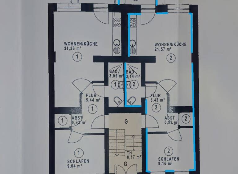 Wohnung zum Kauf 174.000 € 2 Zimmer 54,1 m² Kröpeliner Tor-Vorstadt Rostock 18057