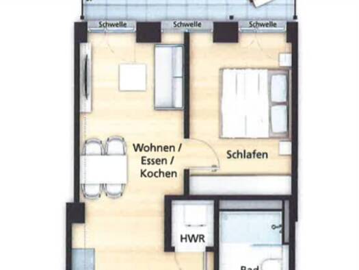 Wohnung zur Miete 850 € 2 Zimmer 56 m² EG frei ab 01.01.2026 Herzogenaurach 91074