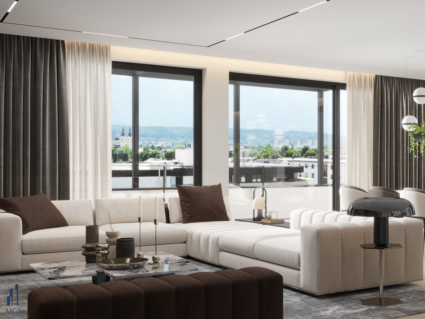 Penthouse zum Kauf 1.487.000 € 4 Zimmer 205,6 m²<br/>Wohnfläche 5.<br/>Geschoss Bahnhofplatz Innere Stadt Villach 9500