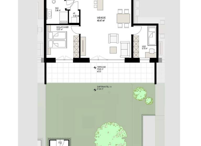Wohnung zum Kauf - Erstbezug 458.000 € 3 Zimmer 69 m² EG Professor Schlosser-Straße 20 Kufstein 6330