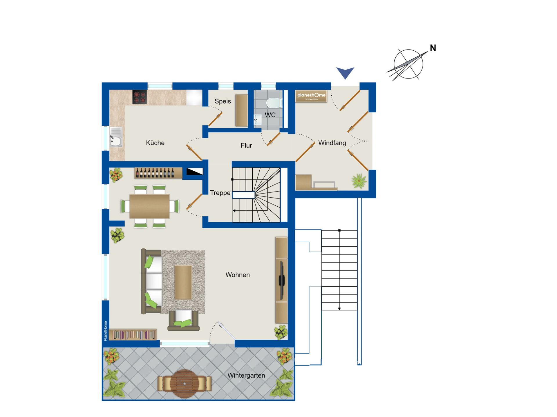 Einfamilienhaus zum Kauf 499.000 € 7 Zimmer 244 m²<br/>Wohnfläche 449 m²<br/>Grundstück Bergen Bergen auf Rügen 18528