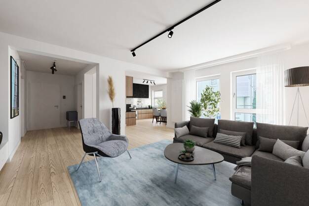 Wohnung zum Kauf 259.000 € 2 Zimmer 77,4 m² 1. Geschoss Kernstadt - Nordost Bruchsal 76646