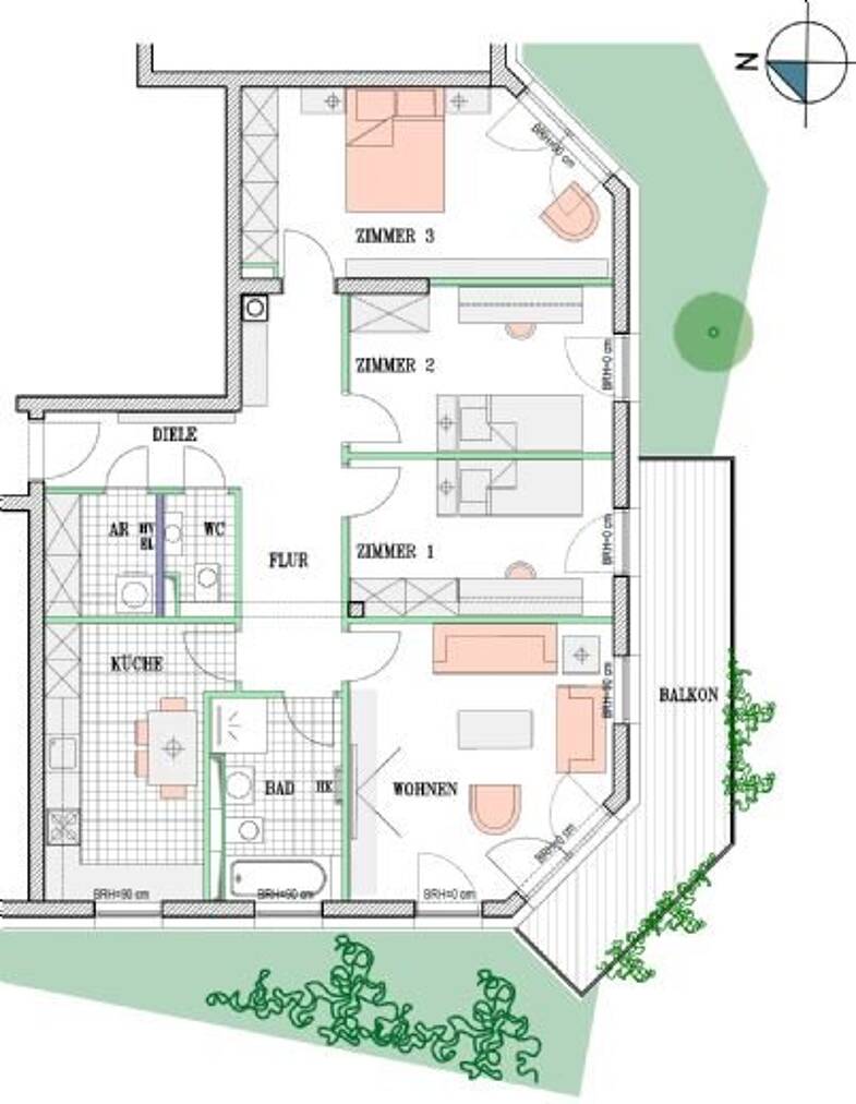 Wohnung zum Kauf provisionsfrei 423.000 € 4 Zimmer 100,7 m² 1. Geschoss Fettenvorstadt Greifswald 17489