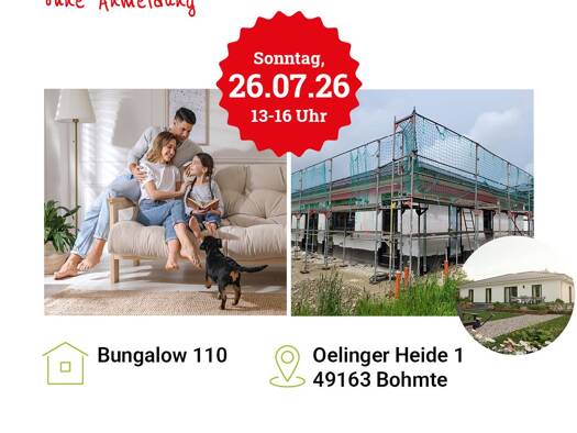 Bungalow zum Kauf provisionsfrei 254.150 € 4 Zimmer 110 m² Bohmte 49163
