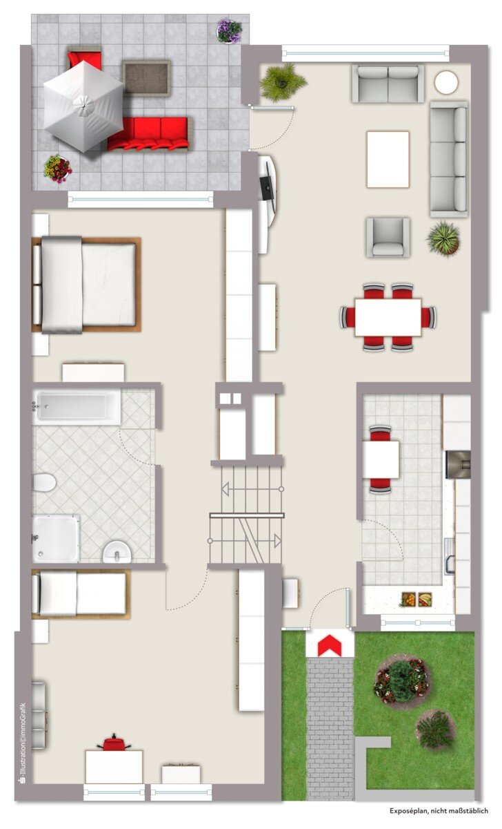 Reihenmittelhaus zum Kauf 323.500 € 4 Zimmer 106 m²<br/>Wohnfläche 306 m²<br/>Grundstück Düesberg Münster 48163