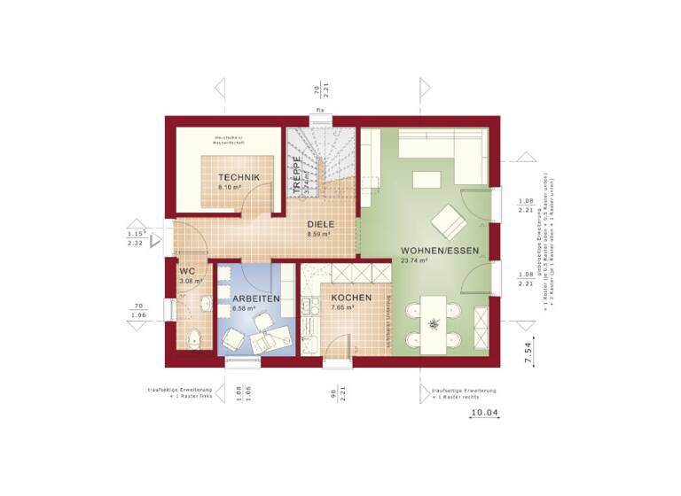 Einfamilienhaus zum Kauf 387.661 € 6 Zimmer 123 m²<br/>Wohnfläche 646 m²<br/>Grundstück Münchberg Münchberg 95213