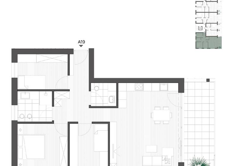 Wohnung zum Kauf 698.000 € 4 Zimmer 79,1 m² 1. Geschoss Dantestraße Brixen 39042