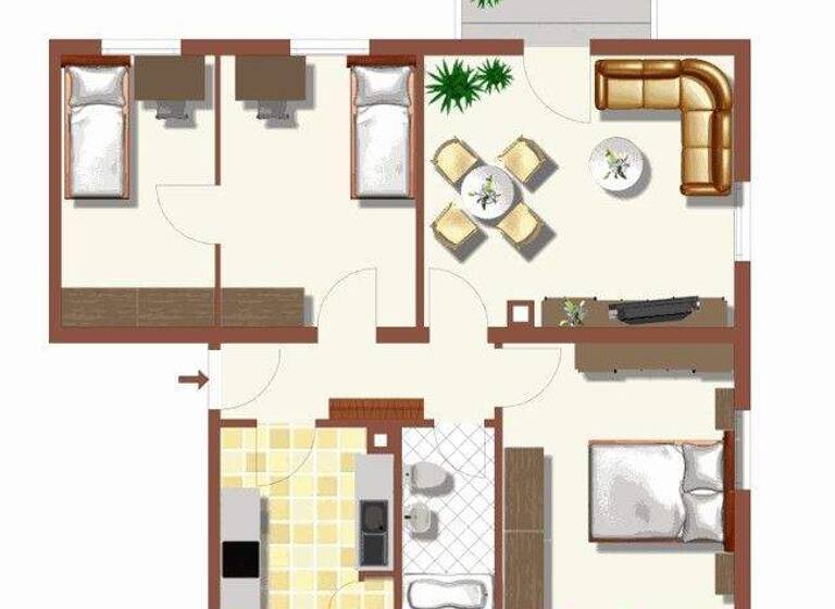 Wohnung zur Miete 575 € 4 Zimmer 73,2 m² 1. Geschoss frei ab 15.03.2026 Gerhart-Hauptmann-Str. 21 Mergelstetten Heidenheim 89522