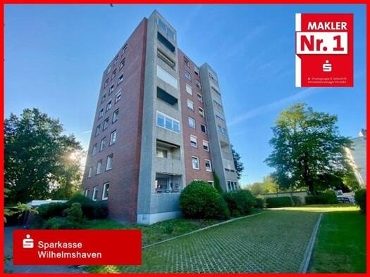 Wohnung zum Kauf 69.000 € 2 Zimmer 42,6 m² 1. Geschoss frei ab sofort Aldenburg Wilhelmshaven 26389